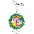 Elf Gift Shop Wreath Ornament (4 Sq. In.)